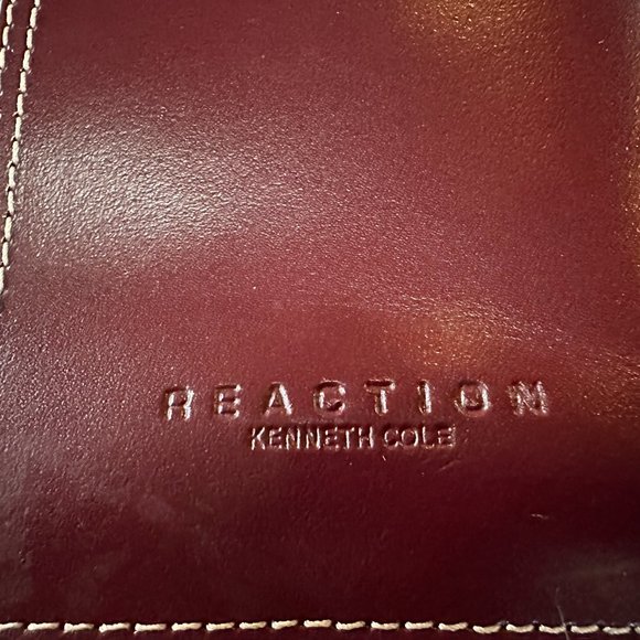 Reaction Kenneth Cole Red Leather Handbag - Picture 3 of 4